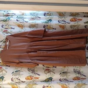 NWOT The Simple Folk Cotton Gauze Dress Cinnamon M